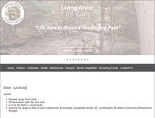Tablet Screenshot of livingafield.com